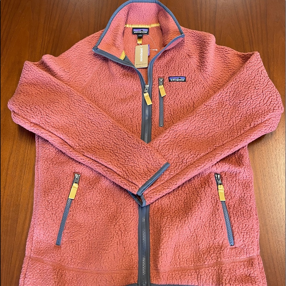 Patagonia Retro Pile Jacket Spanish Red! NWT